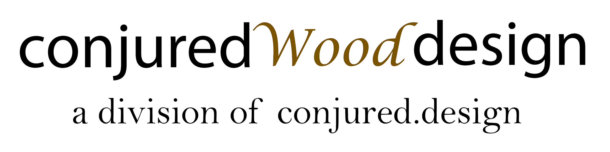 Conjured Wood Design Logo